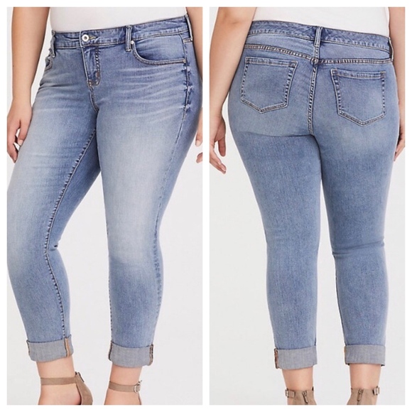 torrid Denim - Torrid Boyfriend Jean Mid-Rise - Light Wash 18S